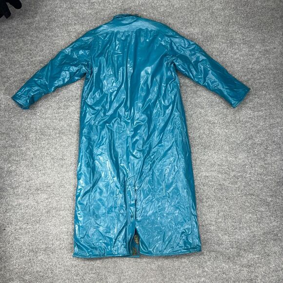 Vintage Misty Harbor Rain Coat Womens M Medium Waterproof Snap Button Long *READ - Picture 9 of 12